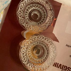 BALI crystal taper candle holder